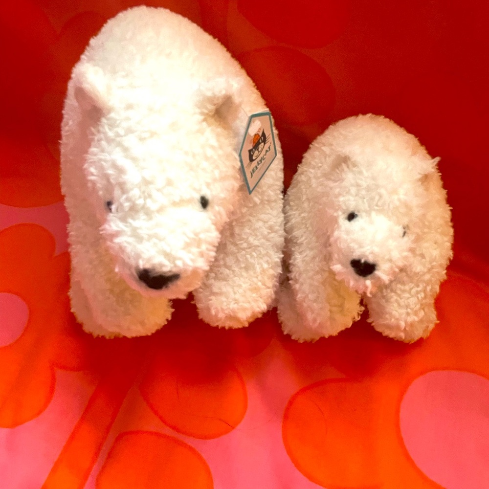 Jellycat Large and Small Wistful Polar Bears